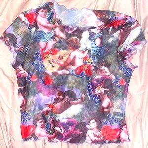 Ángel sheer shirt 💖